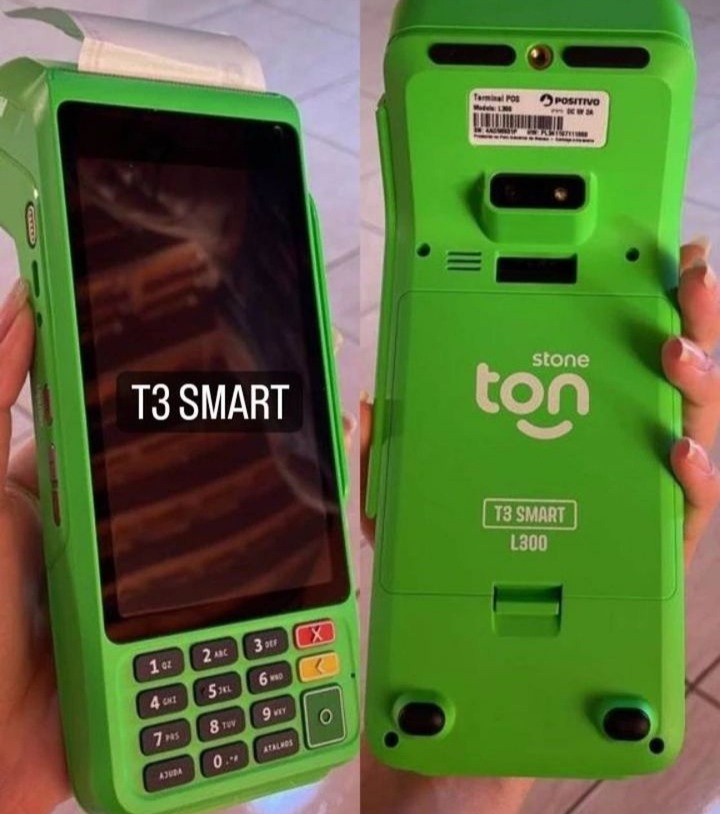 Maquininha de cartão Ton T3 smart promoção.